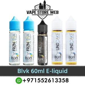 BLVK 60ml (0mg, 30mg & 60mg) E-liquid in Dubai