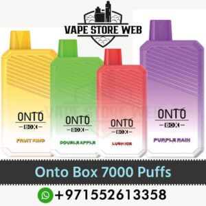 Onto Box 7000 Puffs 50Mg Disposable Vape In Dubai