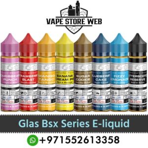 GLAS Bsx Series 60ml (0Mg, 3Mg, 6Mg &12Mg) E-liquid in Dubai