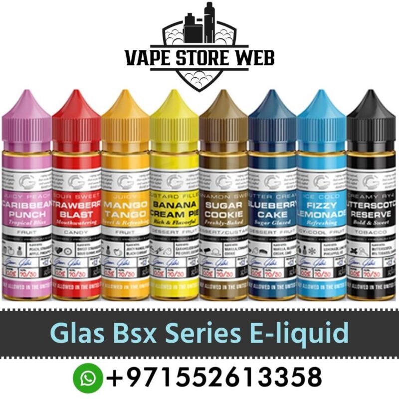 Glas Bsx Series 60ml 3mg E Liquid In Dubai, UAE