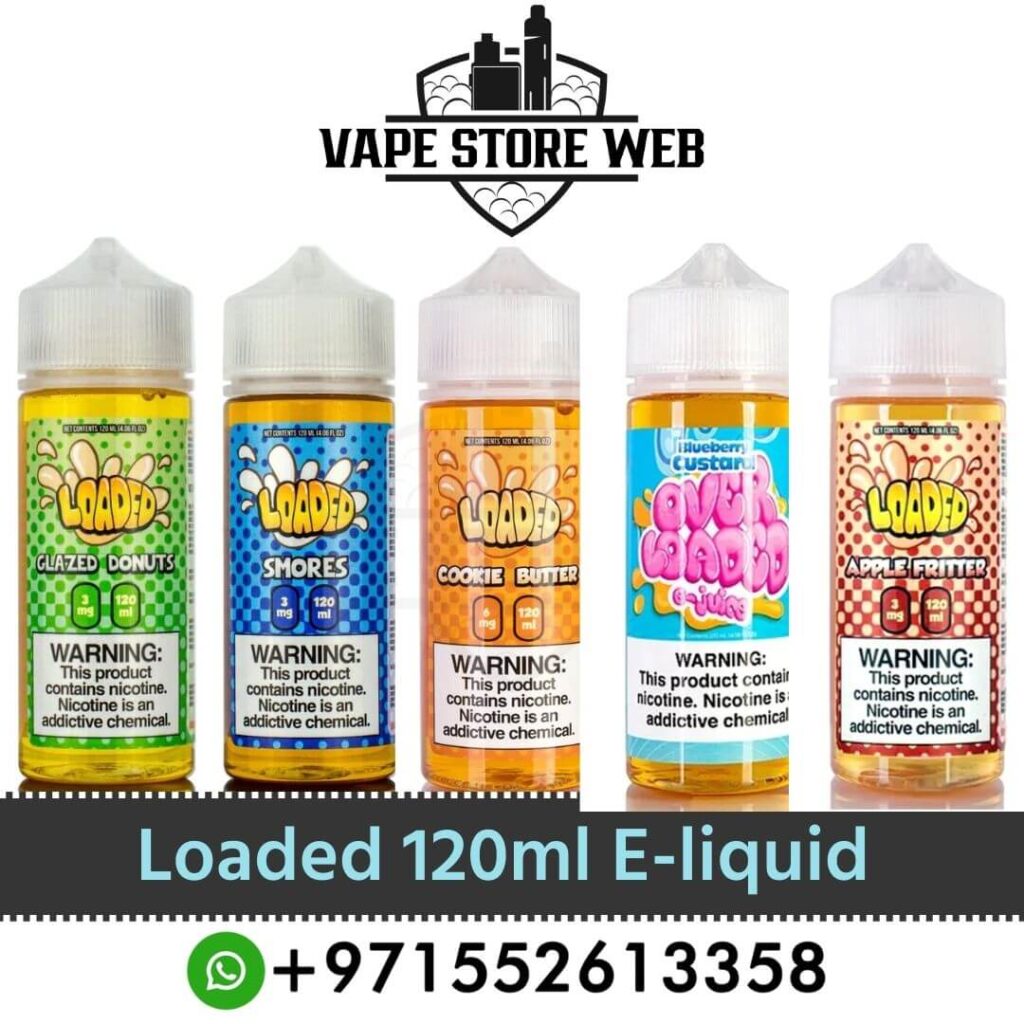 LOADED 120ml (0mg, 3mg, 6mg & 12mg) E-liquid in Dubai