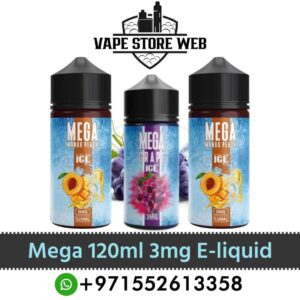 MEGA 120ml 3mg E-liquid in Dubai