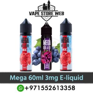 MEGA 60ml 3mg E-liquid in Dubai