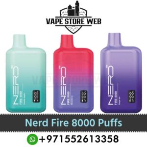 Nerd Fire 8000 Puffs 20Mg Disposable Vape In Dubai, UAE