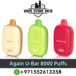 AGAIN U-Bar 8000 Puffs 50mg Disposable Vape in Dubai