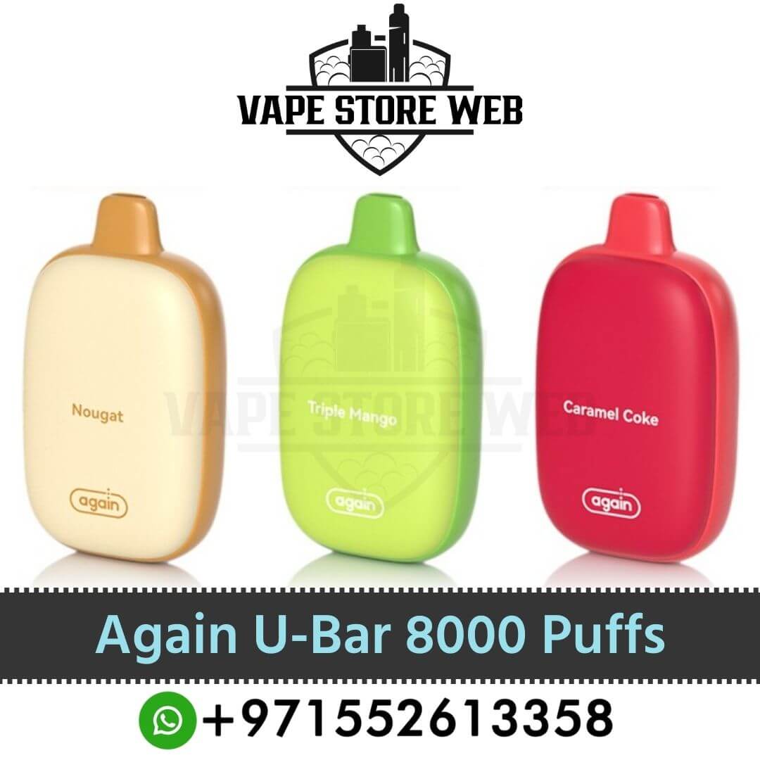 AGAIN U-Bar 8000 Puffs 50mg Disposable Vape in Dubai