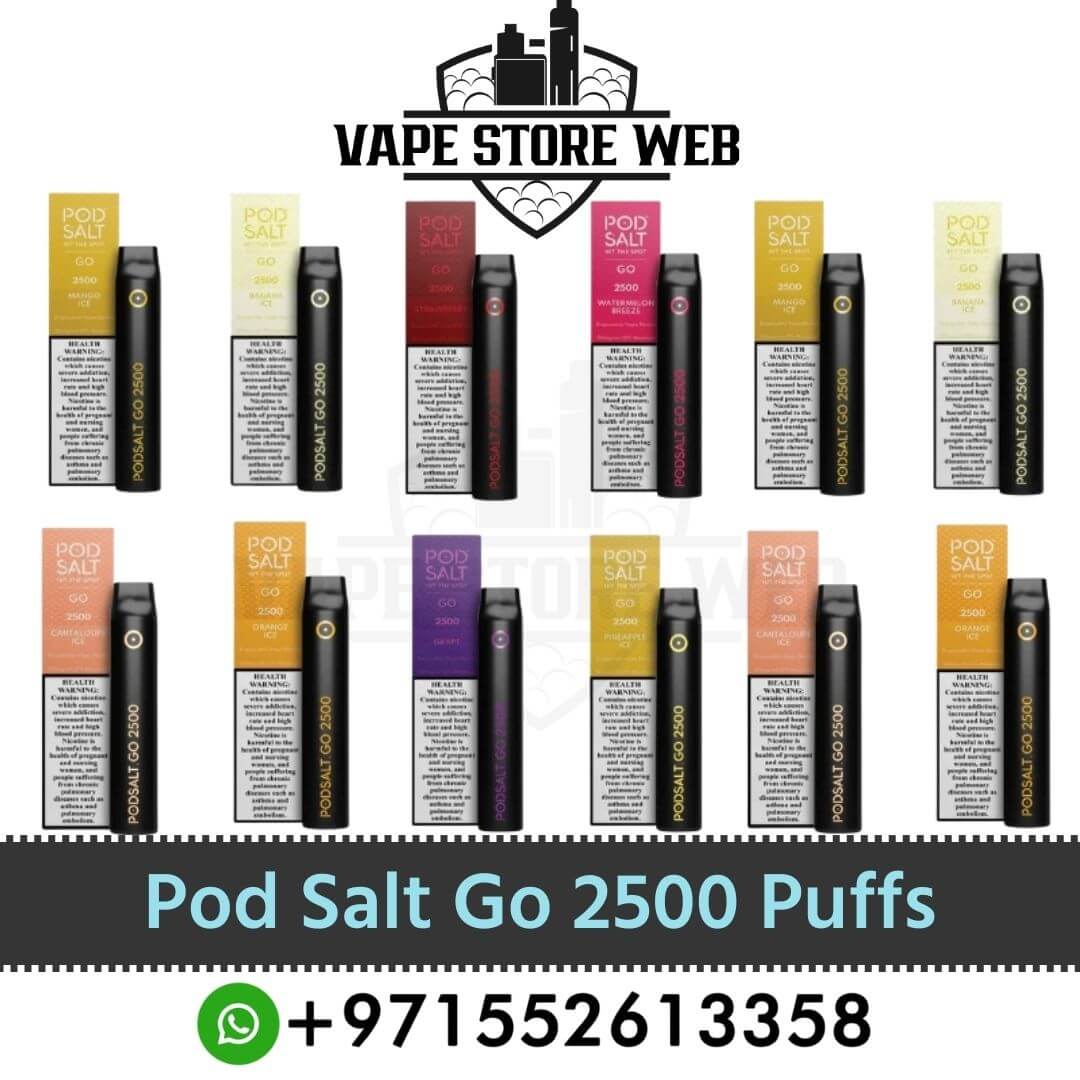 Pod Salt Go 2500 Puffs 20mg Disposable Vape In Dubai, UAE - Image 3