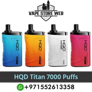 HQD Titan 7000 Puffs 50Mg Disposable Vape In Dubai, UAE