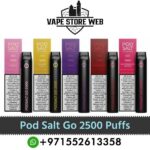 Pod Salt Go 2500 Puffs 20mg Disposable Vape In Dubai, UAE