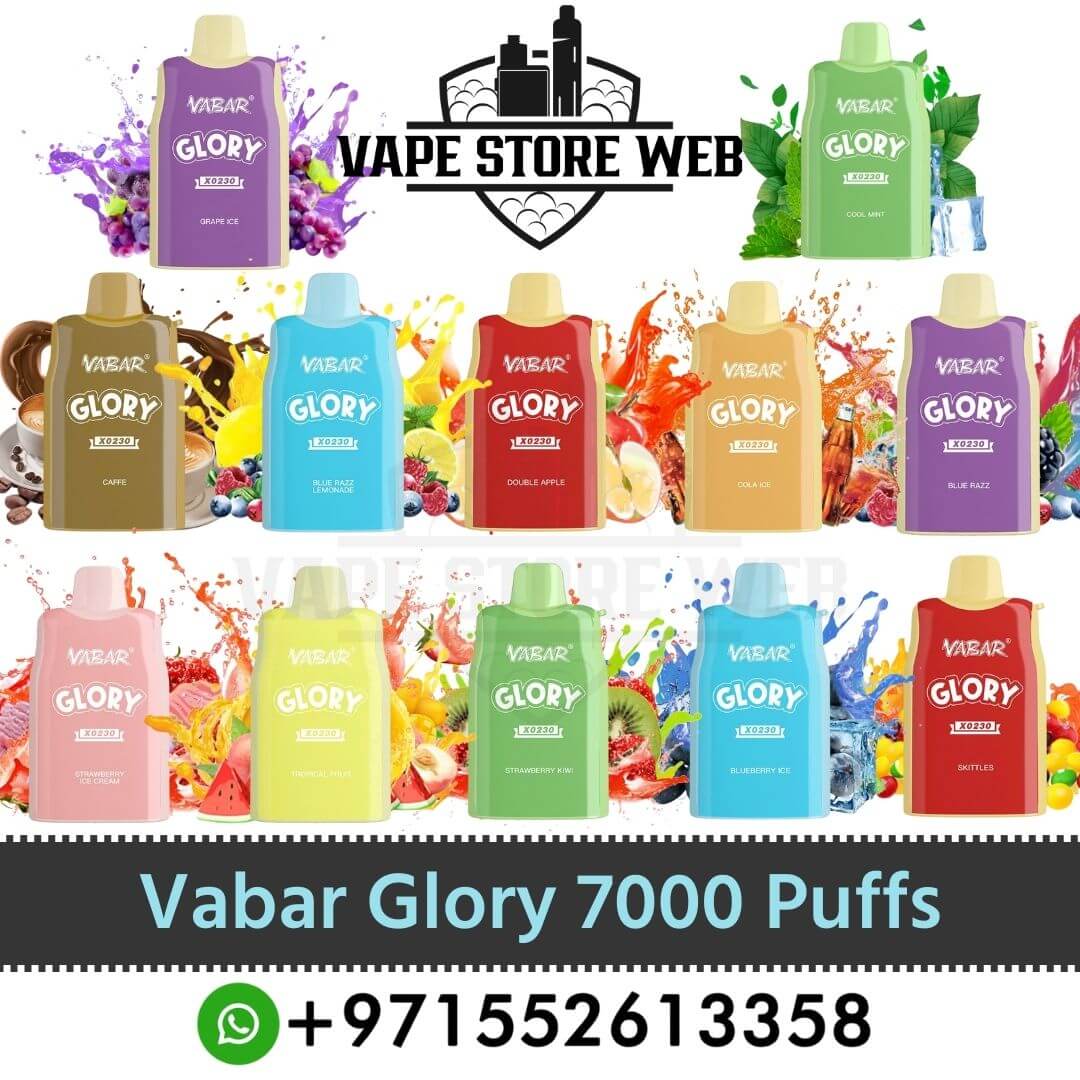 Vabar Glory 7000 Puffs 20mg & 50mg Disposable Vape In Dubai, UAE - Image 2