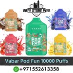 Vabar Pod Fun 10000 Puffs 50Mg Disposable Vape In Dubai, UAE