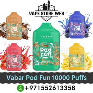 Vabar Pod Fun 10000 Puffs 50Mg Disposable Vape In Dubai, UAE