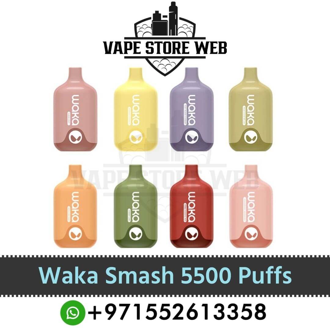 Waka Smash 5500 Puffs 18mg Disposable Vape, UAE