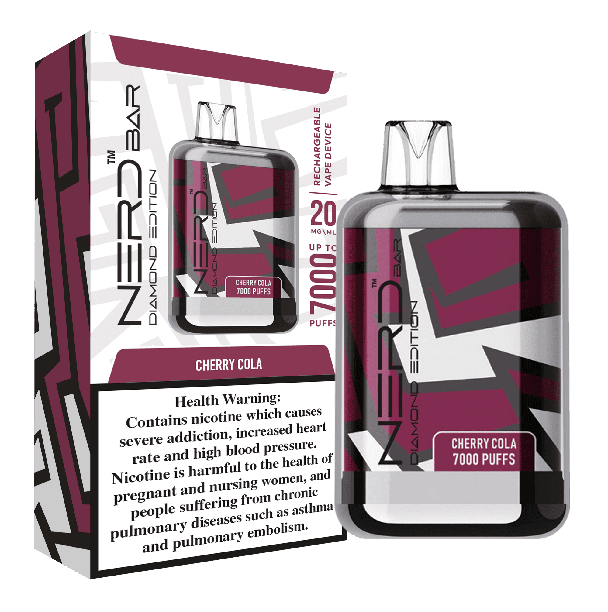 Nerd Bar Diamond 7000 Puffs 20Mg Disposable Vape in Dubai, UAE - Image 6
