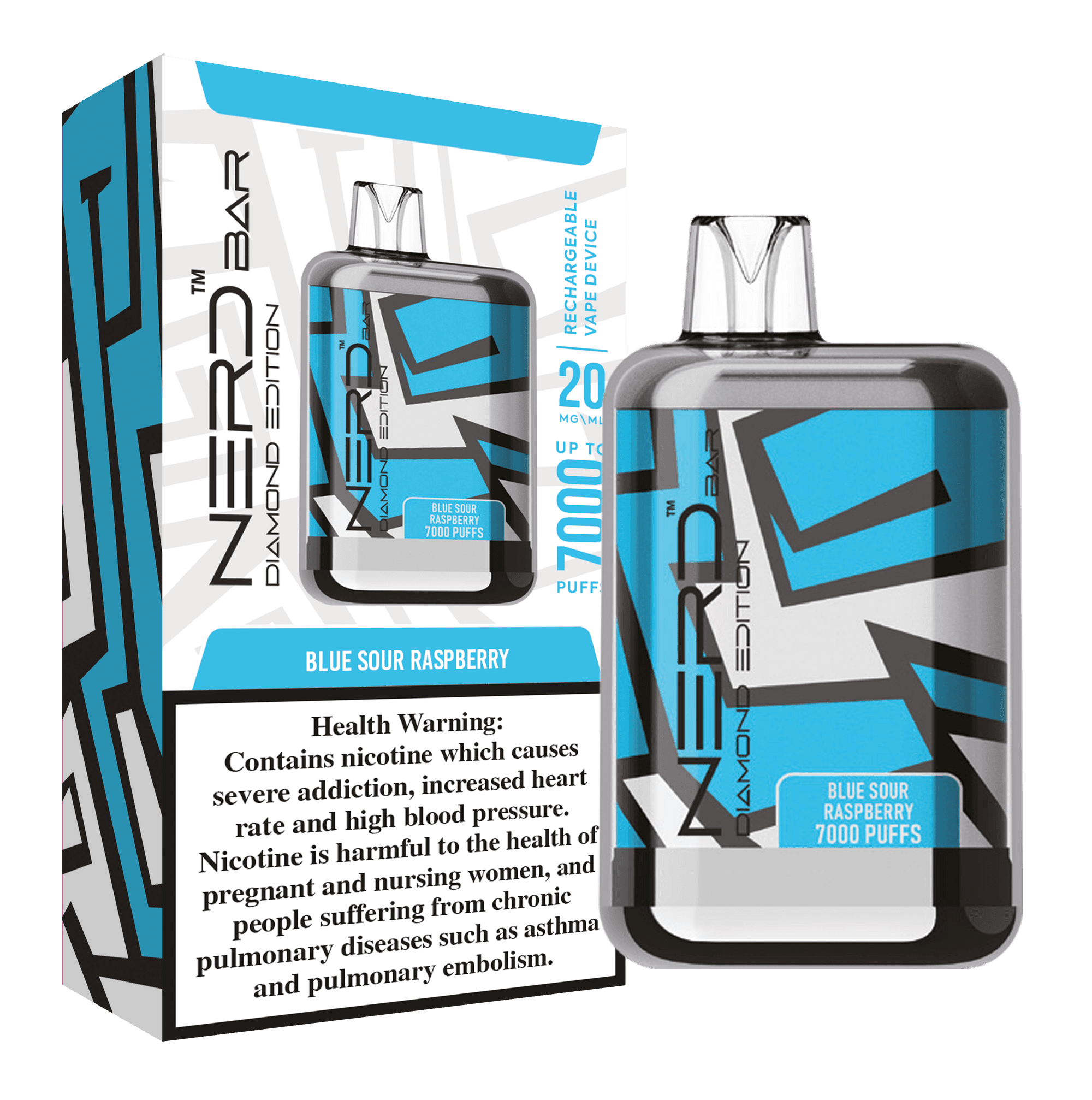 Nerd Bar Diamond 7000 Puffs 20Mg Disposable Vape in Dubai, UAE - Image 5