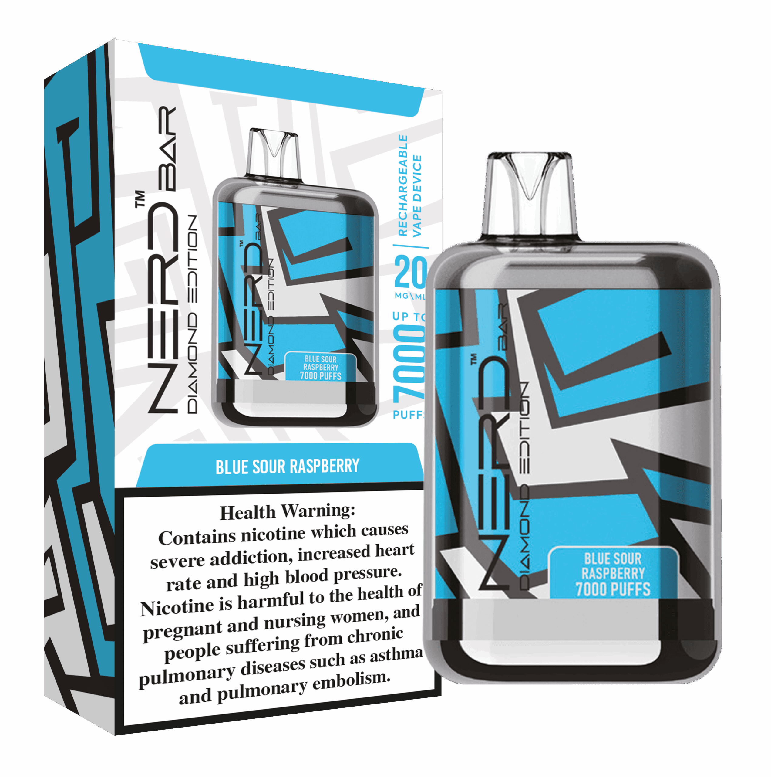 Nerd Bar Diamond 7000 Puffs 20Mg Disposable Vape in Dubai, UAE - Image 4