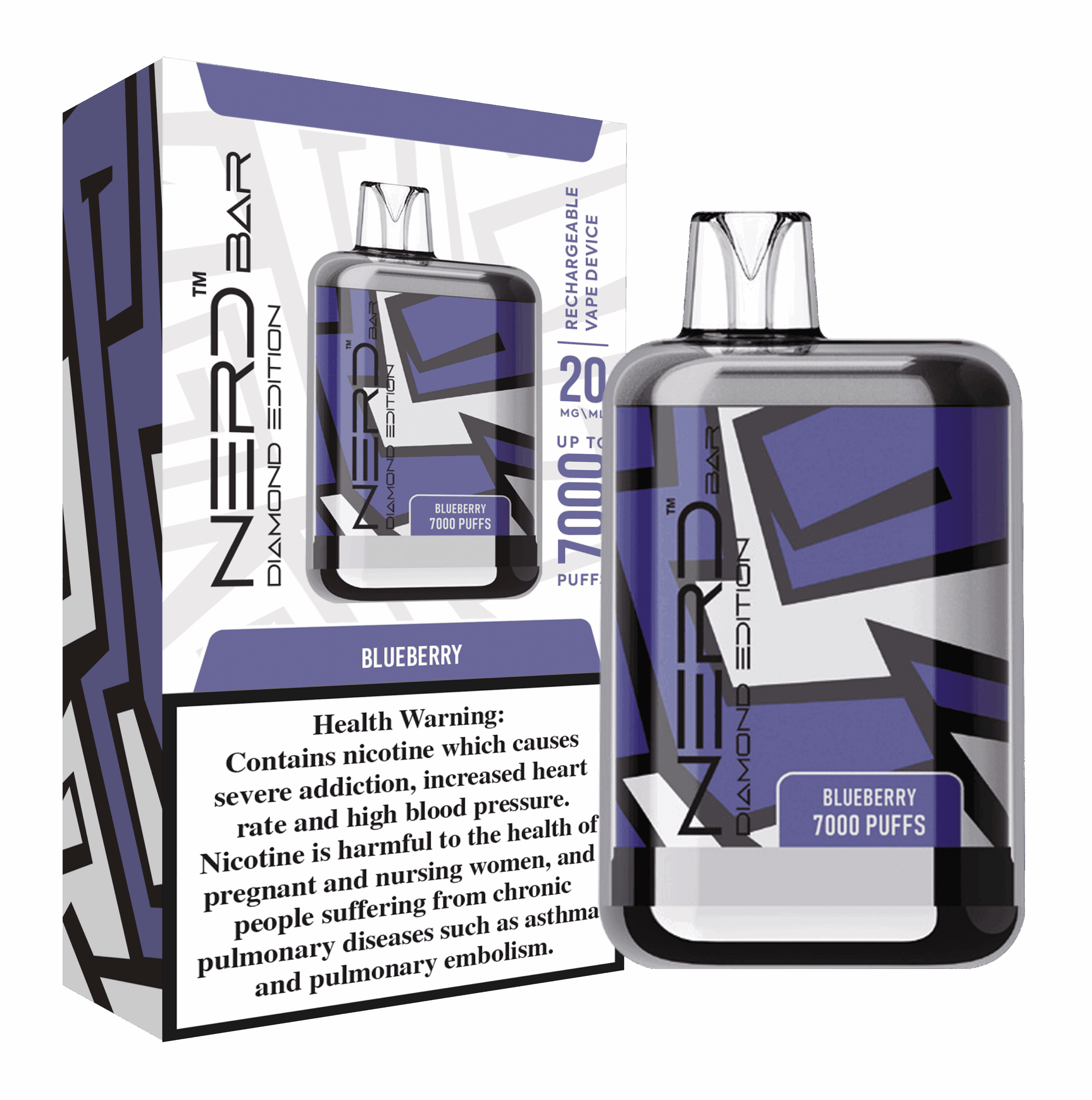 Nerd Bar Diamond 7000 Puffs 20Mg Disposable Vape in Dubai, UAE - Image 14