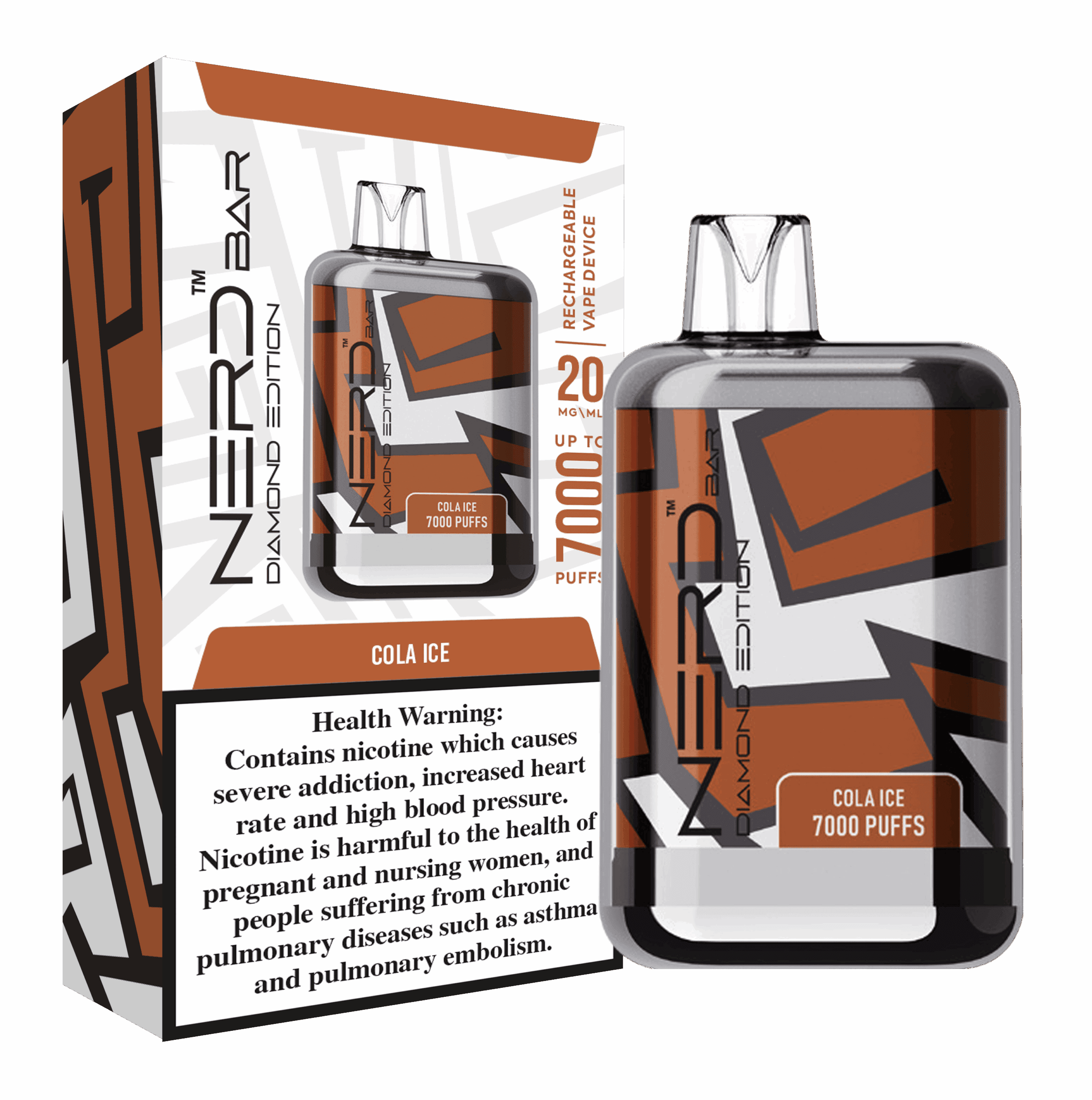 Nerd Bar Diamond 7000 Puffs 20Mg Disposable Vape in Dubai, UAE - Image 3