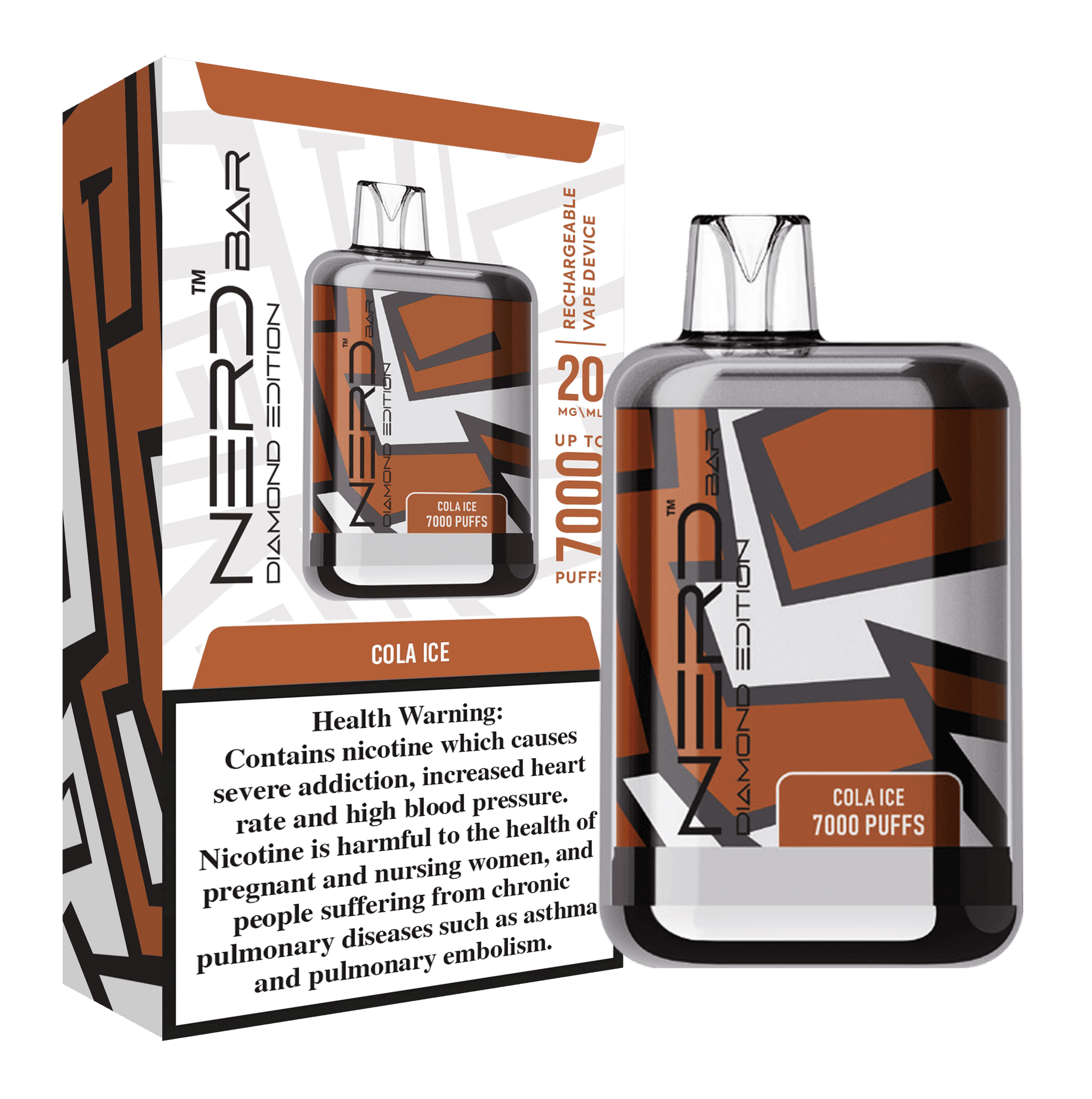 Nerd Bar Diamond 7000 Puffs 20Mg Disposable Vape in Dubai, UAE - Image 2