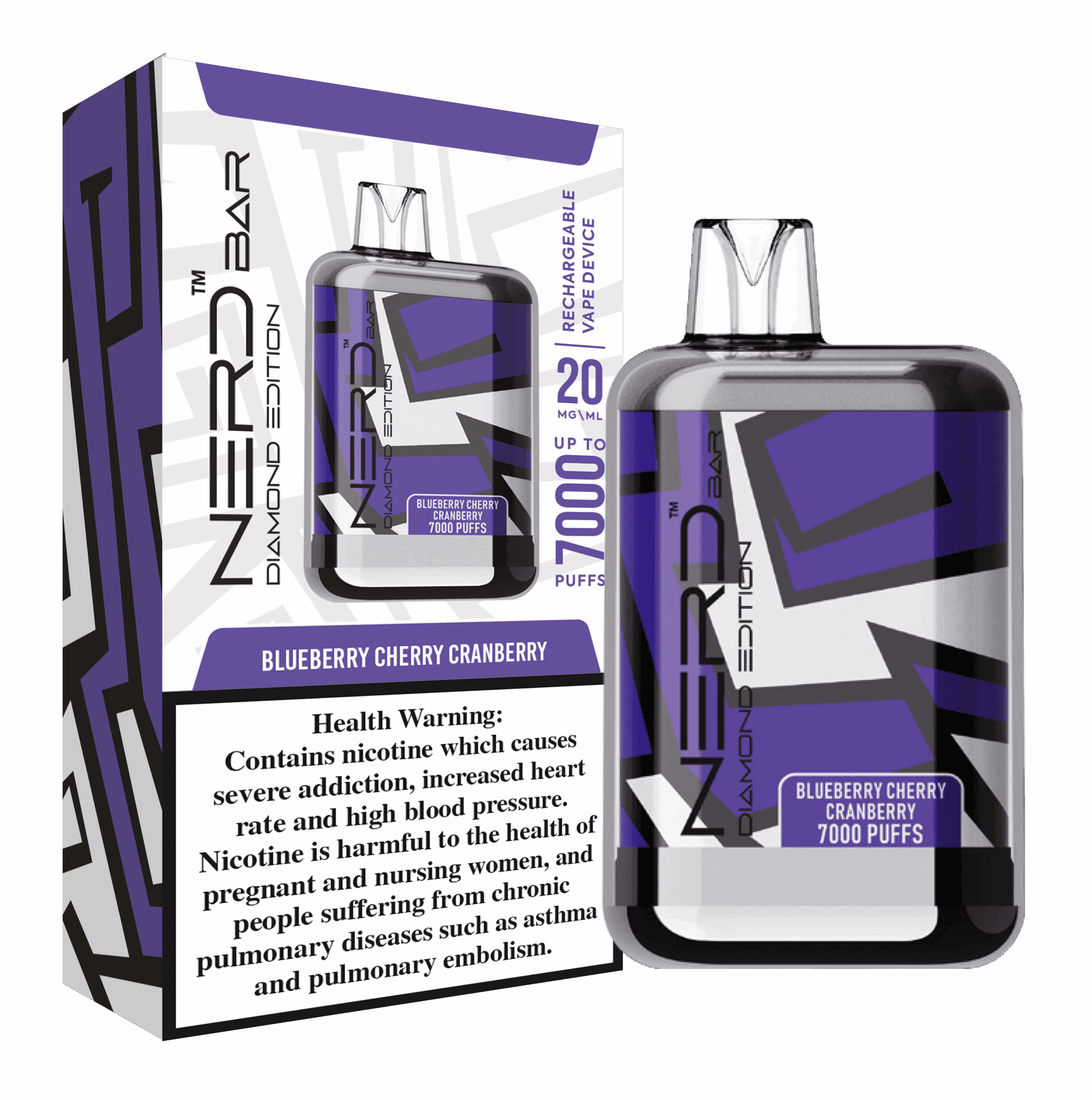 Nerd Bar Diamond 7000 Puffs 20Mg Disposable Vape in Dubai, UAE - Image 13
