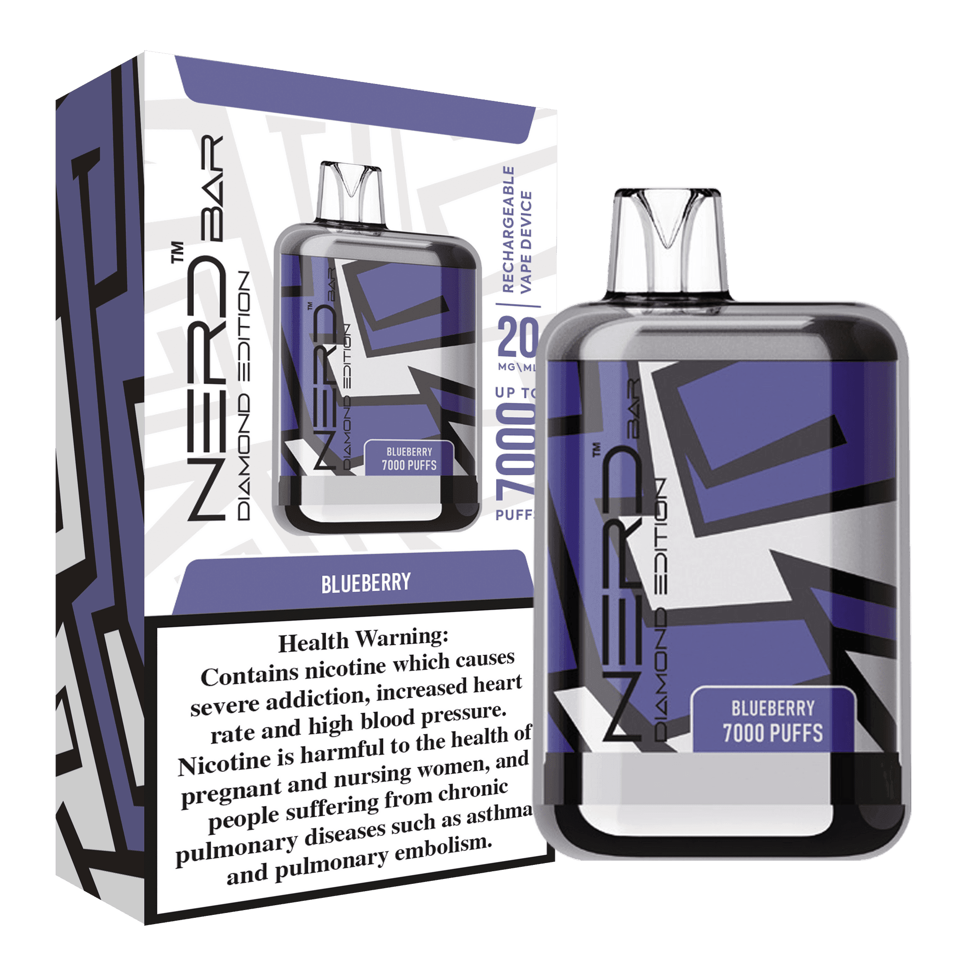 Nerd Bar Diamond 7000 Puffs 20Mg Disposable Vape in Dubai, UAE - Image 12