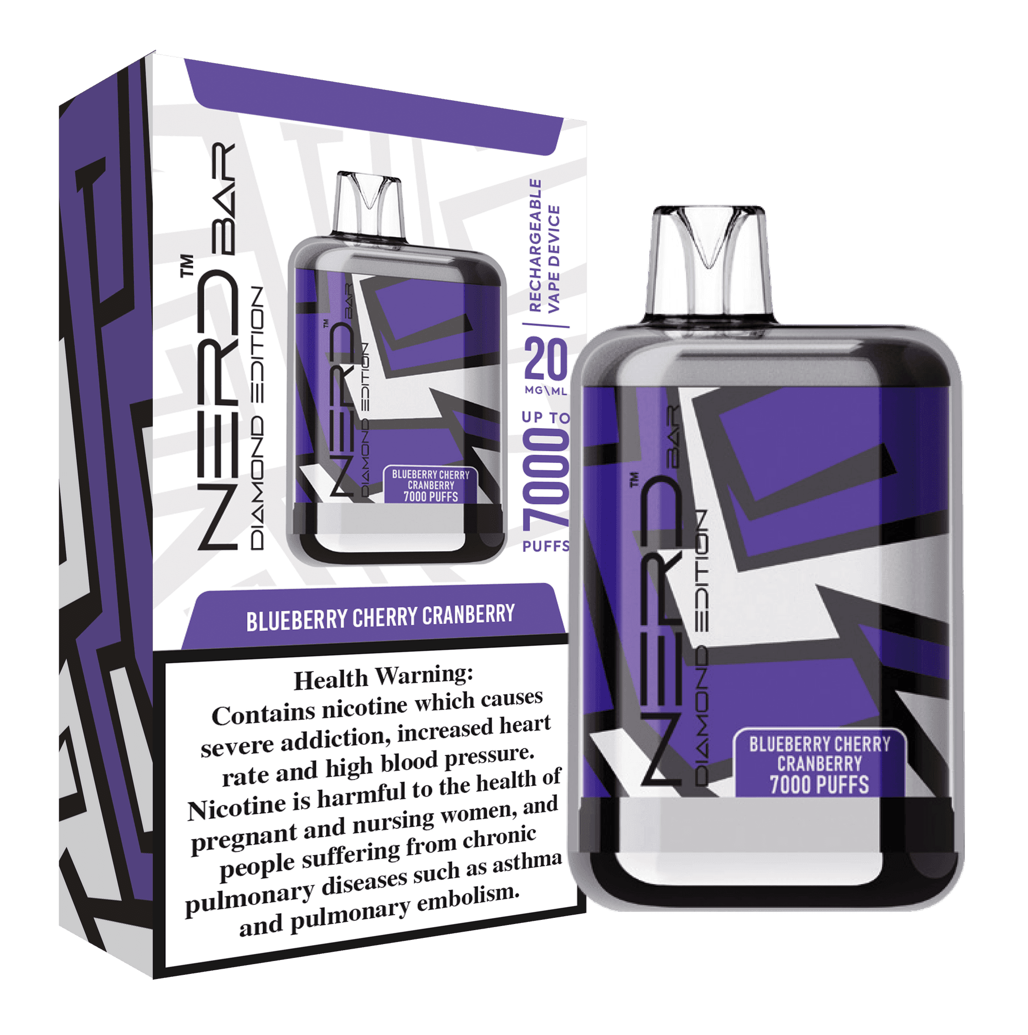 Nerd Bar Diamond 7000 Puffs 20Mg Disposable Vape in Dubai, UAE - Image 11