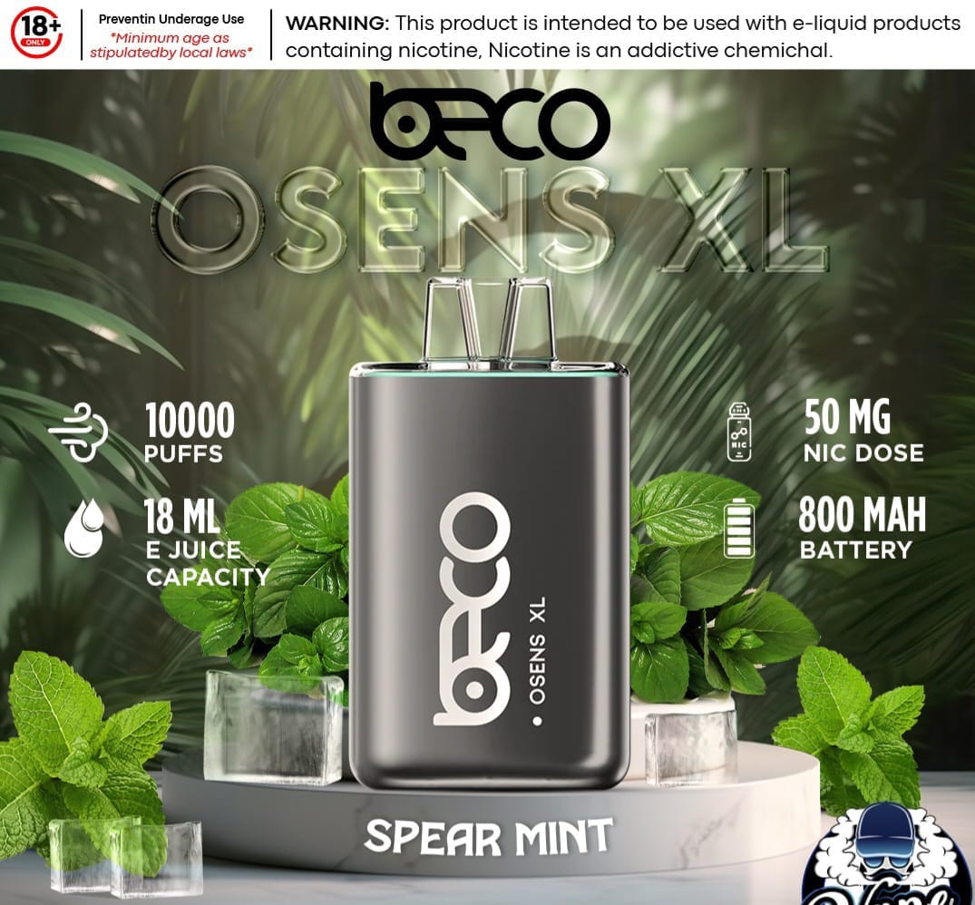 BECO Osens XL 10000 Puffs 50mg Disposable Vape in Dubai - Image 9