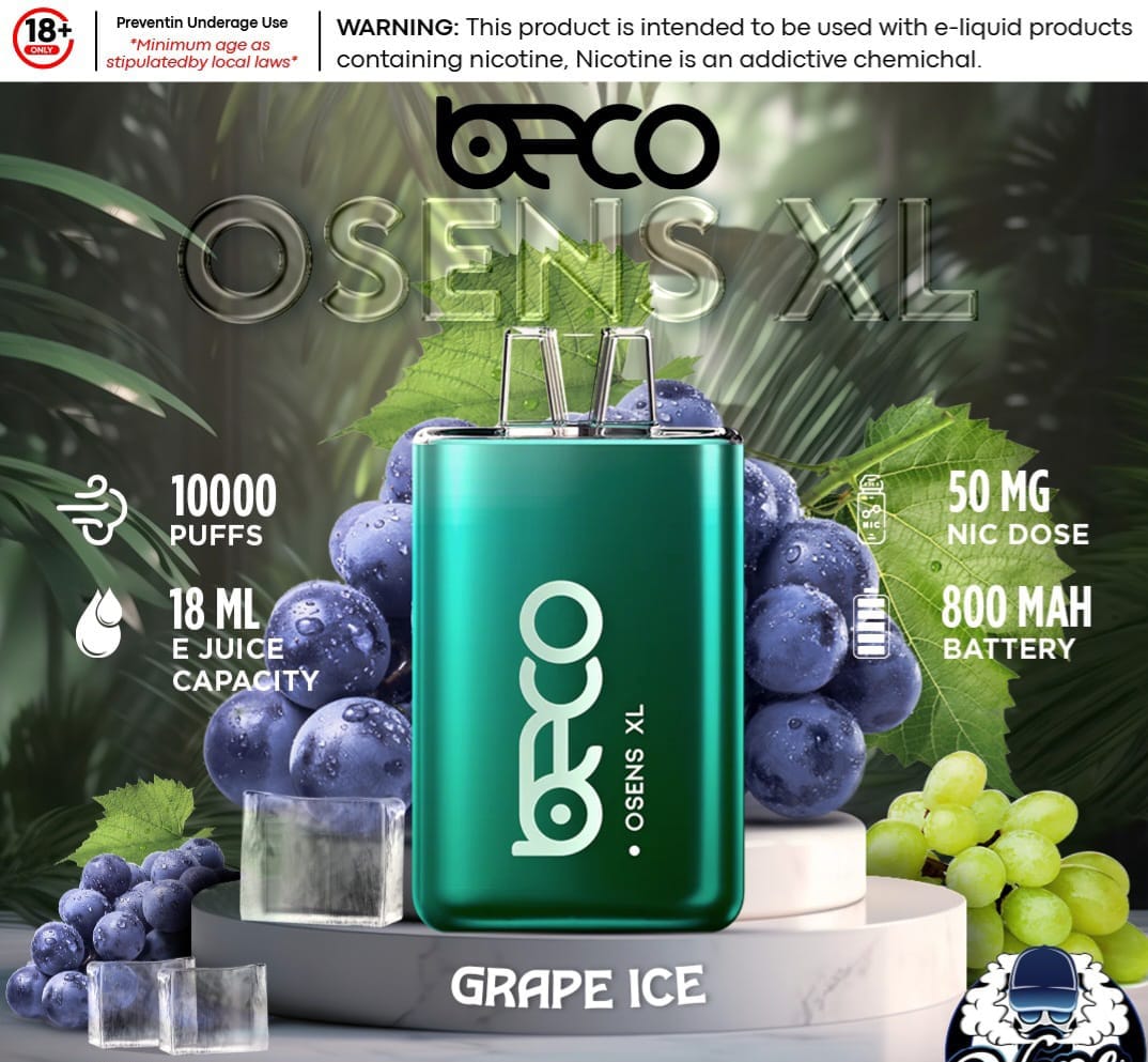 BECO Osens XL 10000 Puffs 50mg Disposable Vape in Dubai - Image 4