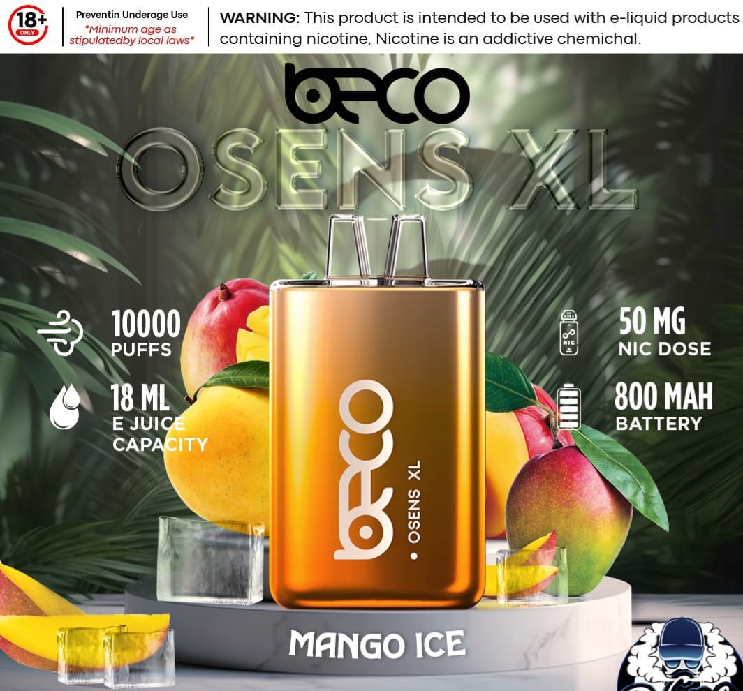 BECO Osens XL 10000 Puffs 50mg Disposable Vape in Dubai - Image 3