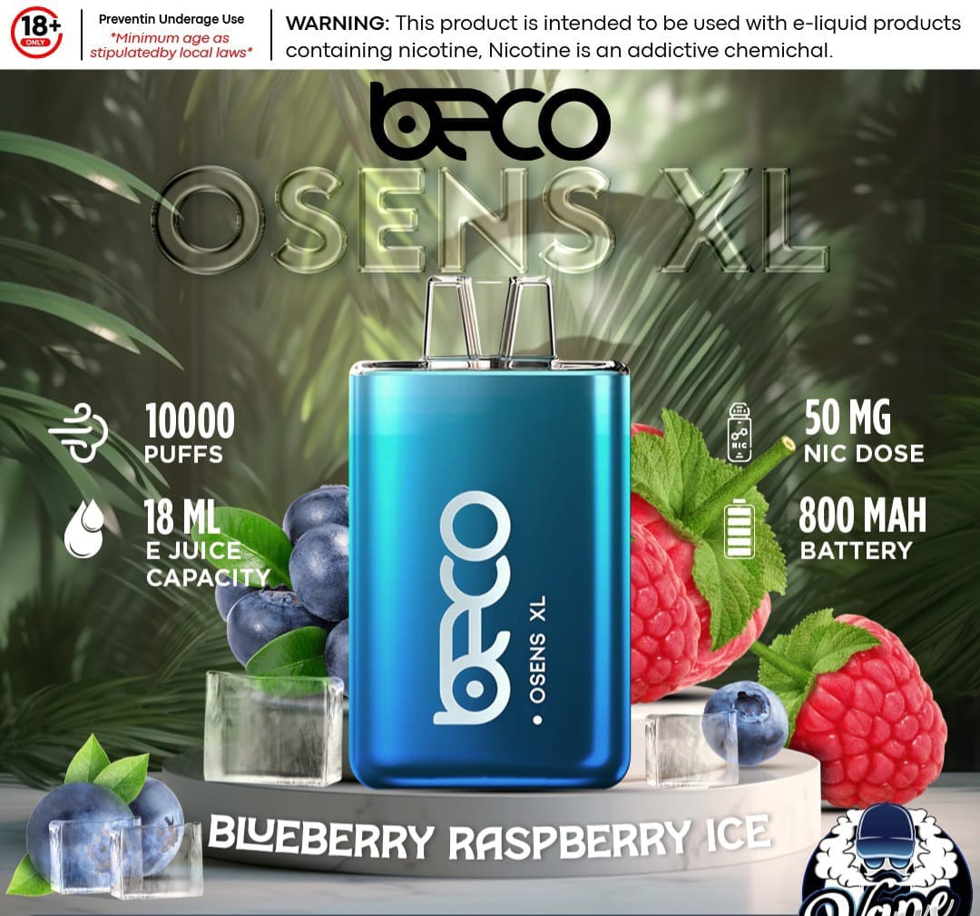 BECO Osens XL 10000 Puffs 50mg Disposable Vape in Dubai