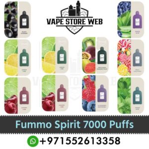 Fummo Spirit 7000 Puffs 20Mg Disposable Vape In Dubai, UAE
