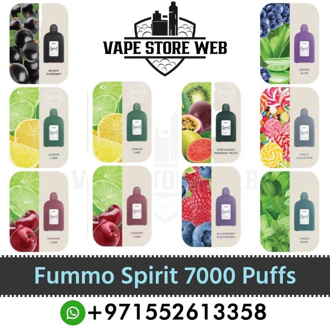 Fummo Spirit 7000 Puffs 20Mg Disposable Vape In Dubai, UAE