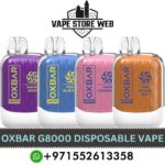 OXBAR G8000 2% & 5% 8000 Puffs Disposable Vape In Dubai