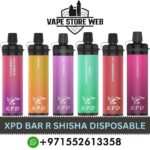XPD BAR R Shisha 10000 Puffs 3mg Disposable Vape in Dubai