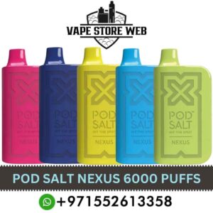 POD SALT Nexus 6000 Puffs 20MG Disposable Vape In Dubai