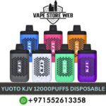 YUOTO KJV Disposable 12000 Puffs Disposable Vape in Dubai