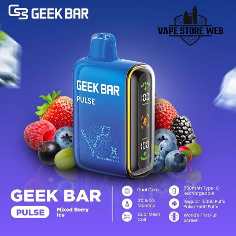 GEEK BAR Pulse 15000 Puffs 5% Disposable Vape In Dubai, UAE - Image 2