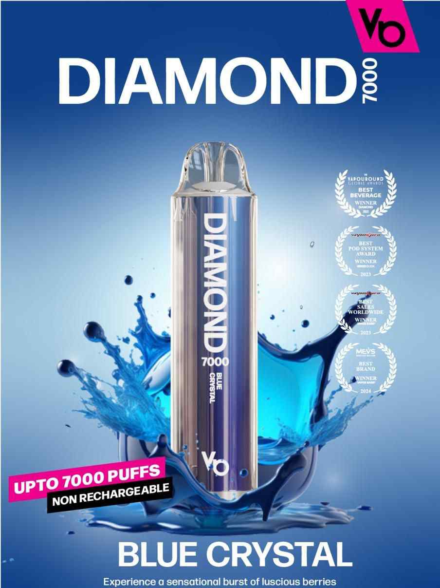 VAPES BARS Diamond 7000 Puffs 20MG Nicotine Disposable Vape in Dubai - Image 12