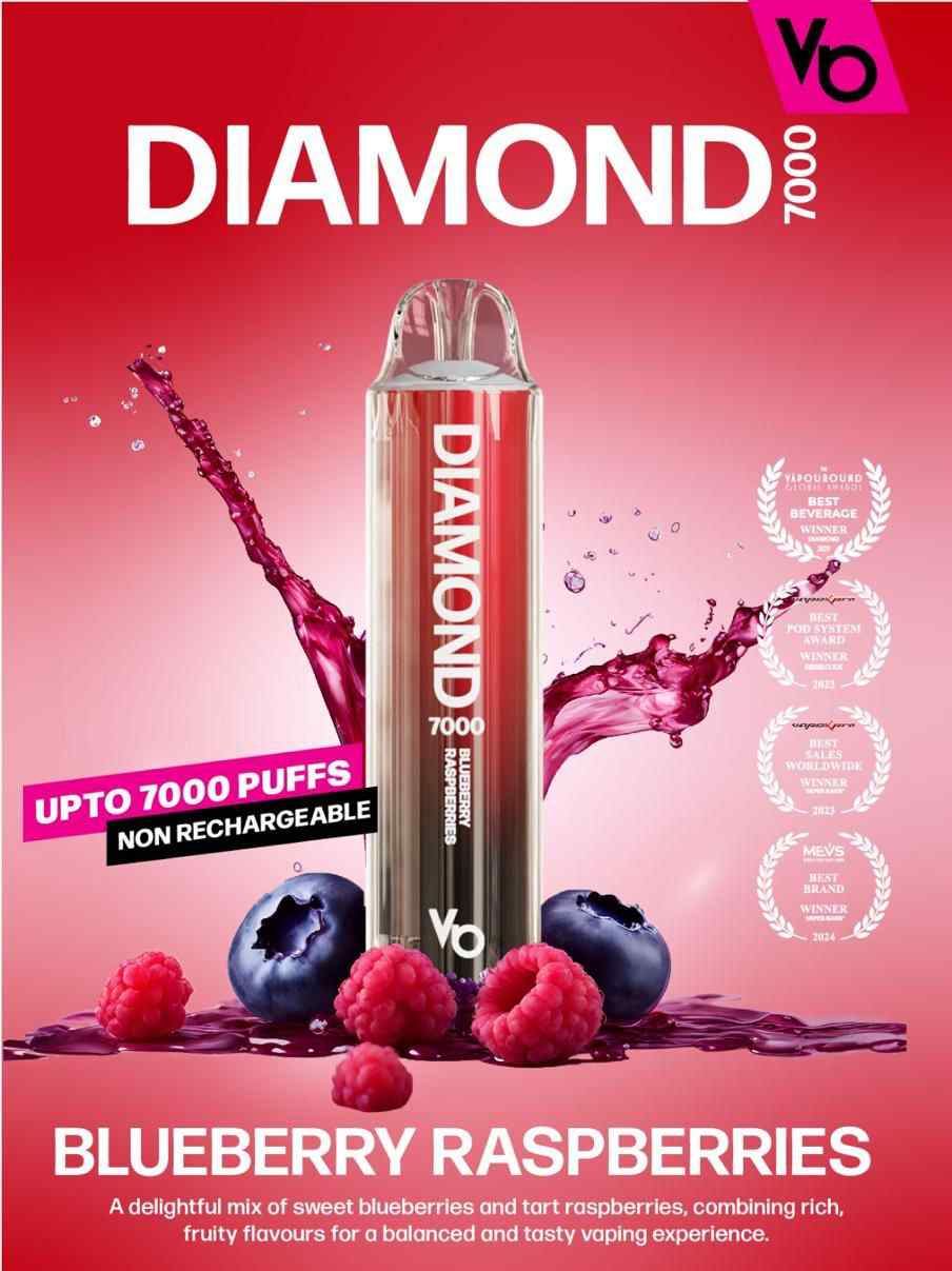 VAPES BARS Diamond 7000 Puffs 20MG Nicotine Disposable Vape in Dubai - Image 11