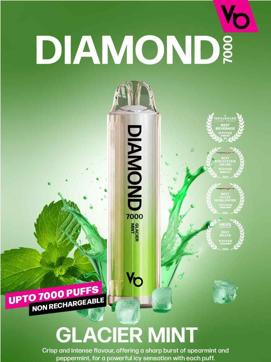 VAPES BARS Diamond 7000 Puffs 20MG Nicotine Disposable Vape in Dubai - Image 8