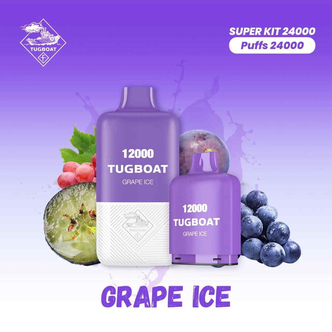 TUGBOAT Super Kit 24000 Puffs 5% Nicotine Disposable Vape in Dubai - Image 13