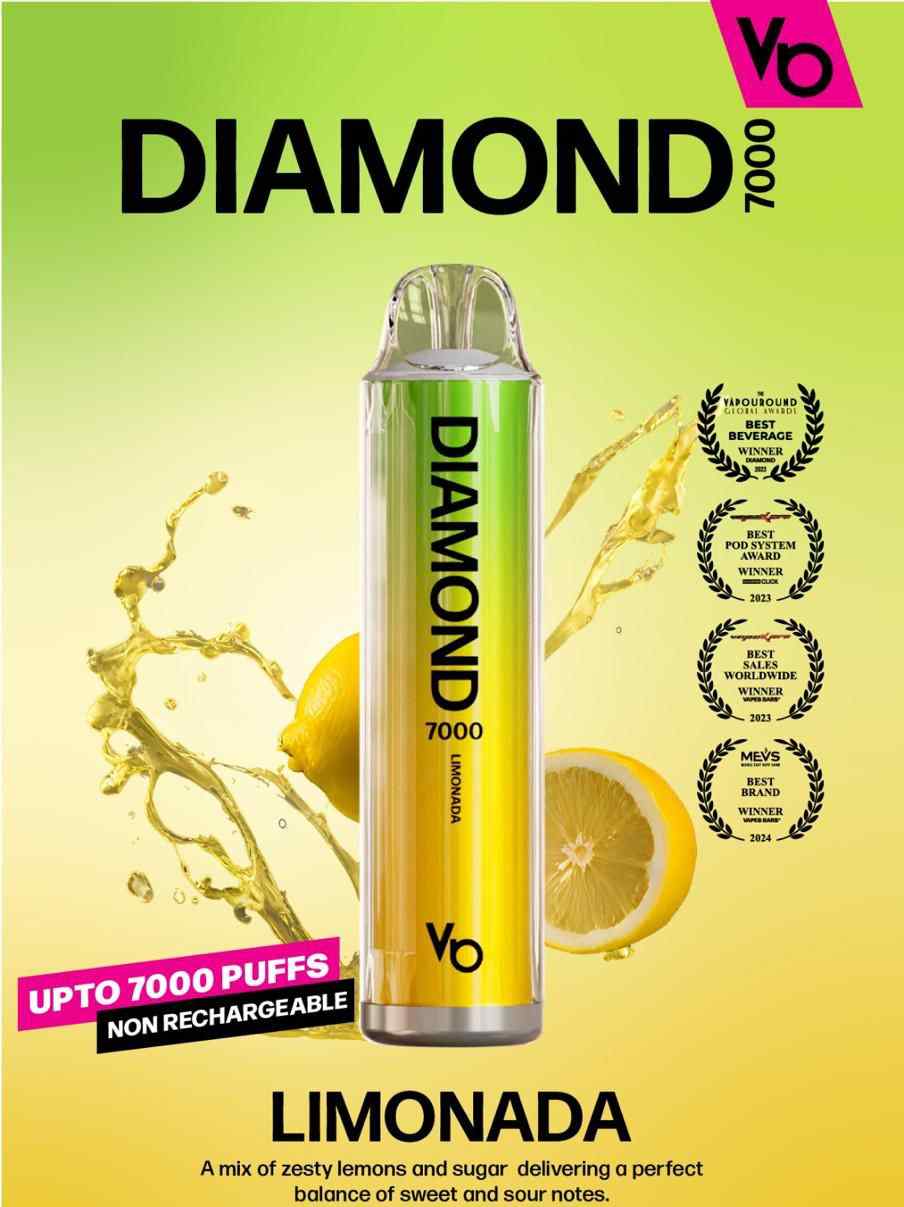 VAPES BARS Diamond 7000 Puffs 20MG Nicotine Disposable Vape in Dubai - Image 6