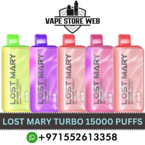 LOST MARY MT15000 Turbo 15000 Puffs 5% (50MG) Disposable Vape in Dubai
