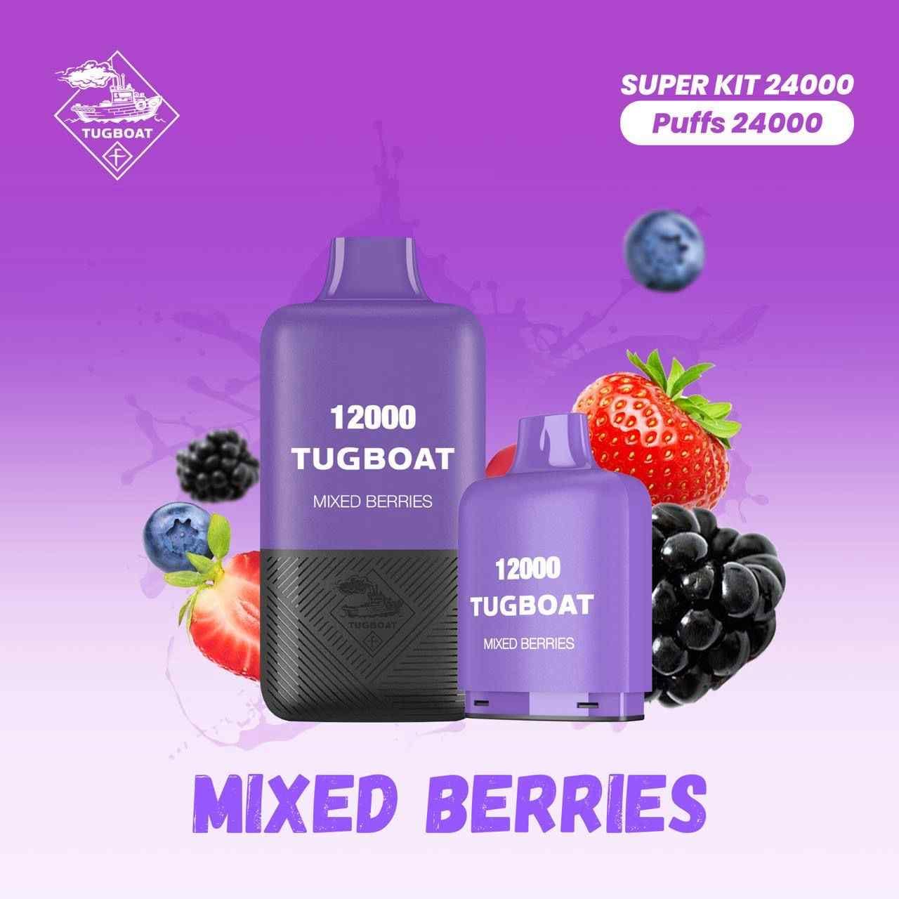 TUGBOAT Super Kit 24000 Puffs 5% Nicotine Disposable Vape in Dubai - Image 9