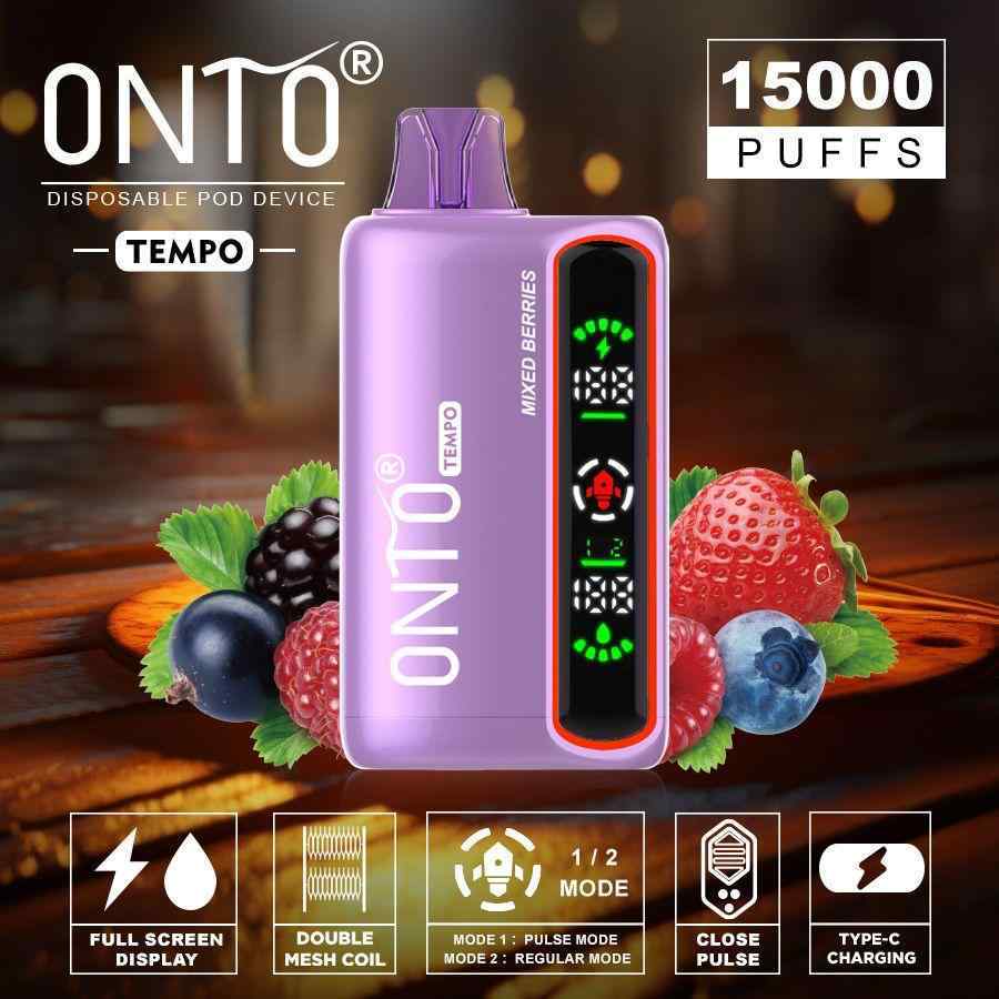 ONTO Tempo 15000 Puffs 50MG Disposable Vape in Dubai - Image 6
