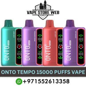 ONTO Tempo 15000 Puffs 50MG Disposable Vape in Dubai