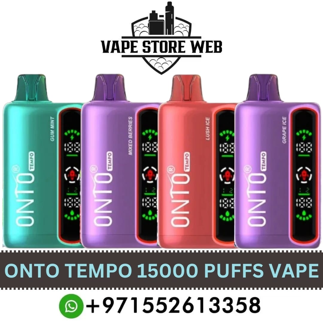 ONTO Tempo 15000 Puffs 50MG Disposable Vape in Dubai