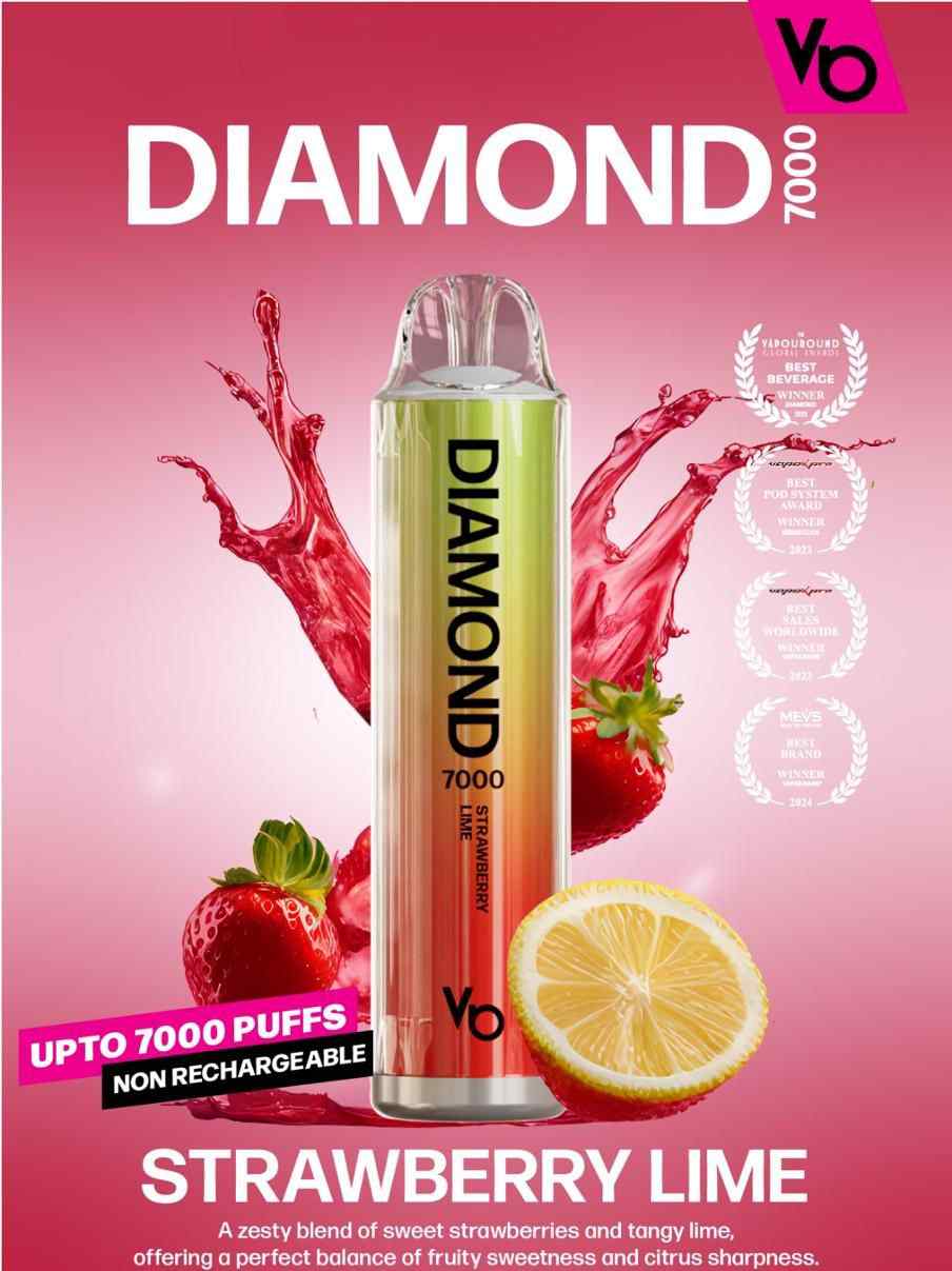 VAPES BARS Diamond 7000 Puffs 20MG Nicotine Disposable Vape in Dubai - Image 2