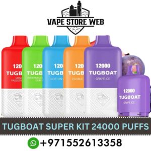 TUGBOAT Super Kit 24000 Puffs 5% Nicotine Disposable Vape in Dubai