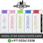 VOZOL Star 12K 12000 Puffs 5% Disposable Vape in Dubai, UAE